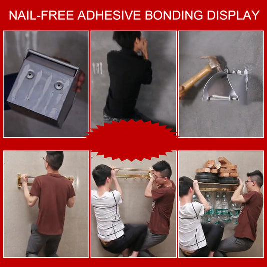 🔥Kupi jedan dobi jedan gratis🔥🛠️💧 Snažno ljepilo bez bušenja za kupaonske dodatke i kućnu montažu💥