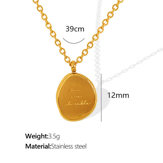 💥Ovalna ogrlica, unisex, jedinstvena i nije prosječan stil 😎