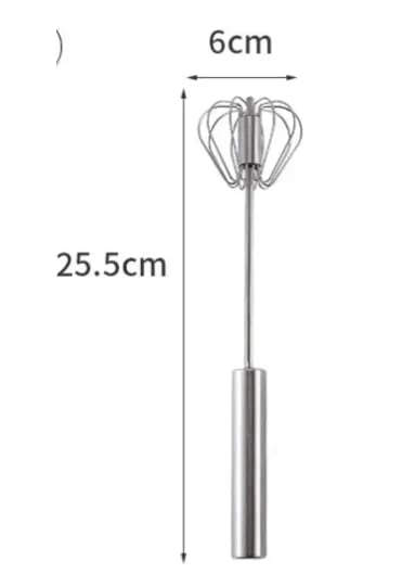 🥚Poluautomatska mutilica za jaja od nehrđajućeg čelika, 🔥Kupite 2, dobijte 2 gratis🔥 Super jednostavna za pečenje i miksanje✨