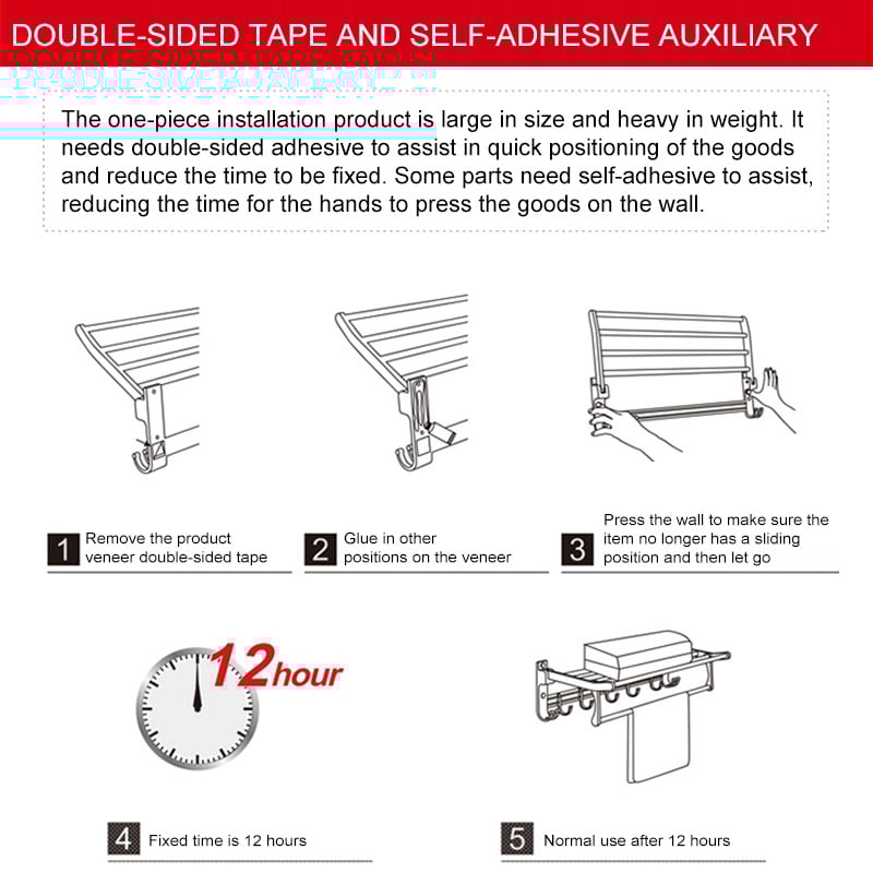 🔥Kupi jedan dobi jedan gratis🔥🛠️💧 Snažno ljepilo bez bušenja za kupaonske dodatke i kućnu montažu💥