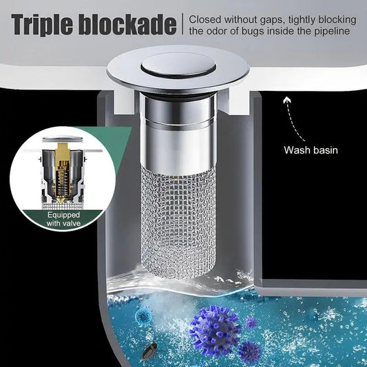 🔥 Super popularni proizvodi 🔥🚰✨ Odvodni čep za sudoper – mali američki standard, savršeno pristaje i dobro brtvi 🔒💧