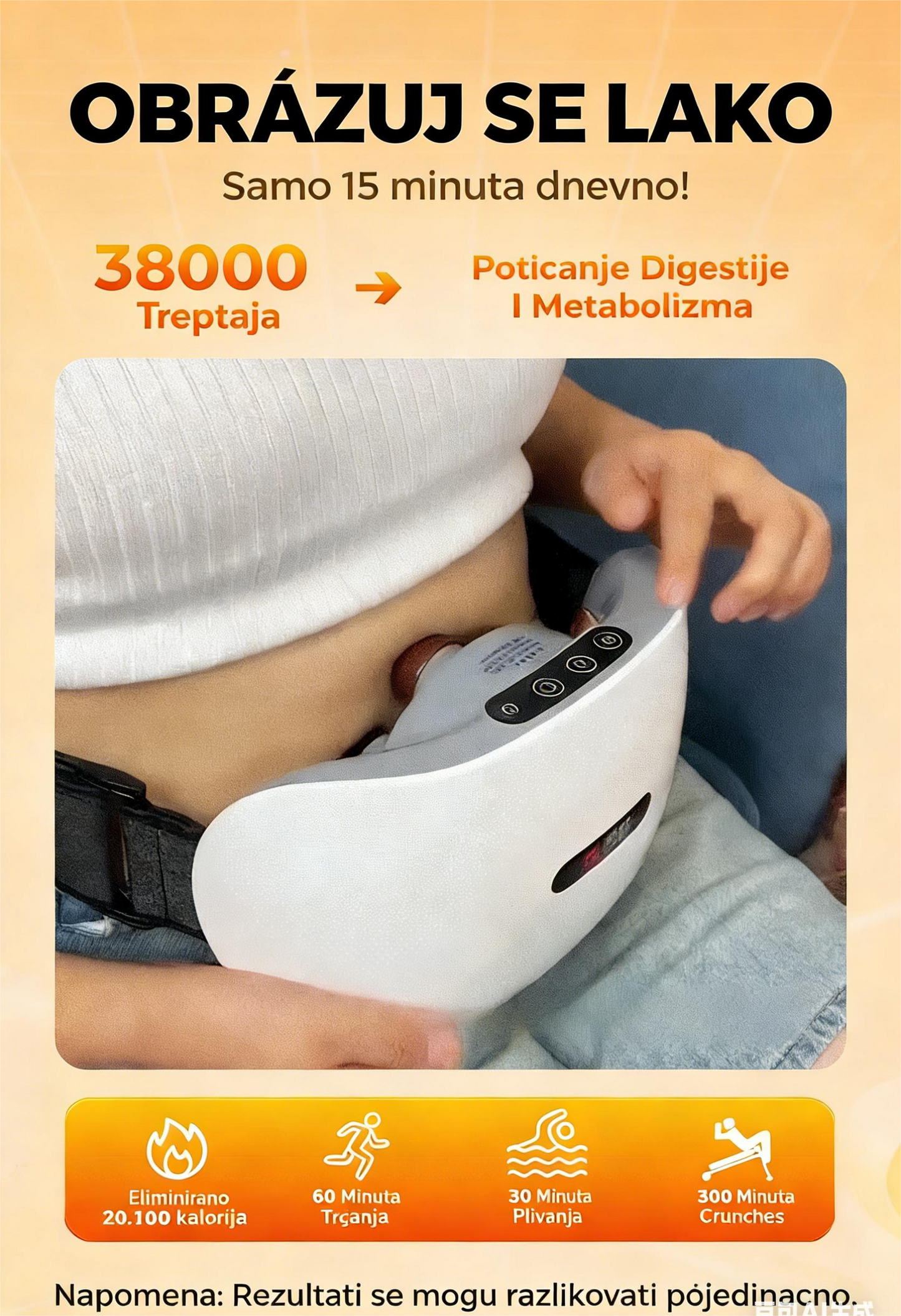 🔥 Super popularni proizvodi 🔥💃 Vibracijski masažni fitness pojas za aktivaciju mišića i ugodnu kućnu vježbu🚀