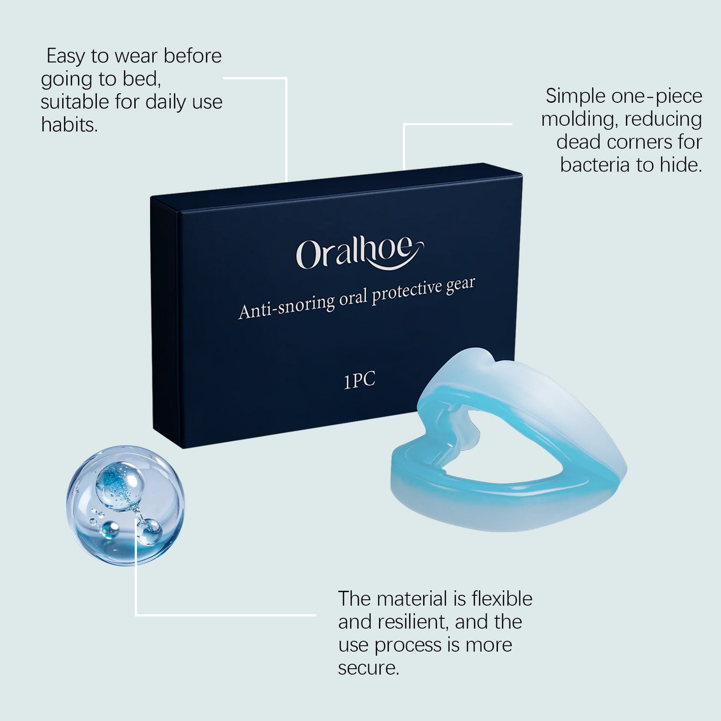 🔥 Super popularni proizvodi 🔥😴✨ Flanora® podesivi oralni nastavak protiv hrkanja – univerzalna veličina, udobno nošenje💤