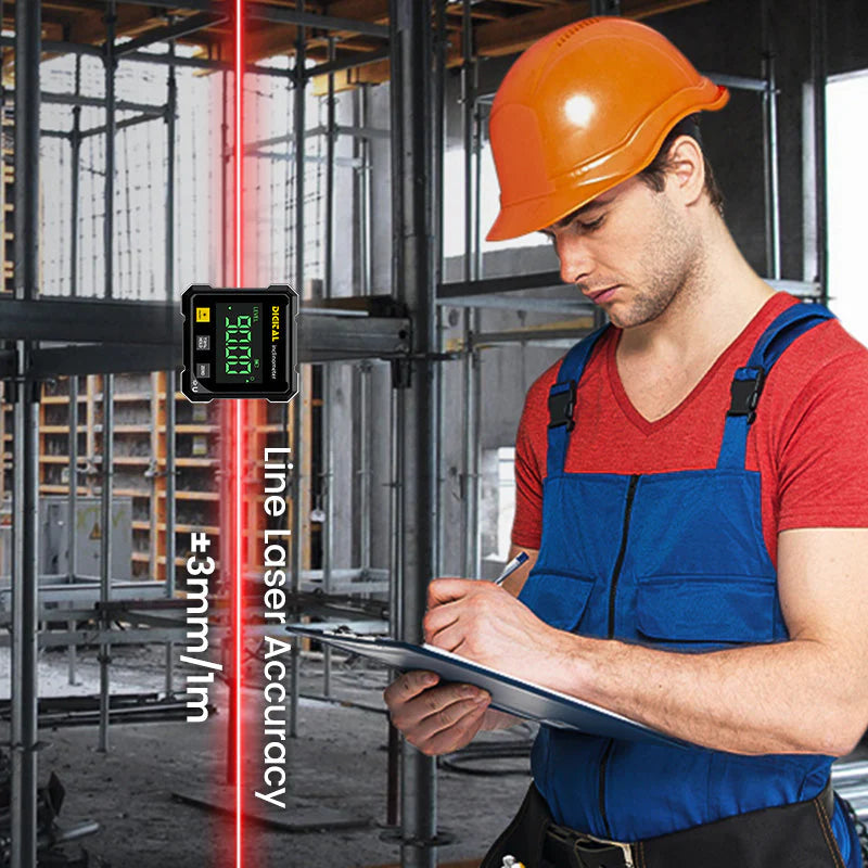 🔥 Super popularni proizvodi 🔥📐🔴 “Digitalni magnetni kutomjer s laserom”⚡