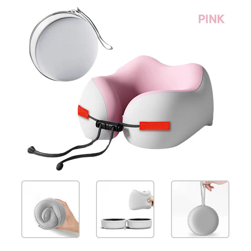 🛌Jastuk za vrat od memorijske pjene u obliku slova U✈️｜ 🔥Udoban za putovanja i uredski rad✨