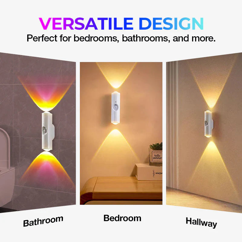 🛏️Neophodan za spavaće sobe i hodnike! Pametna senzorska svjetla s magnetskom 🧲 ugradnjom bez čavala!