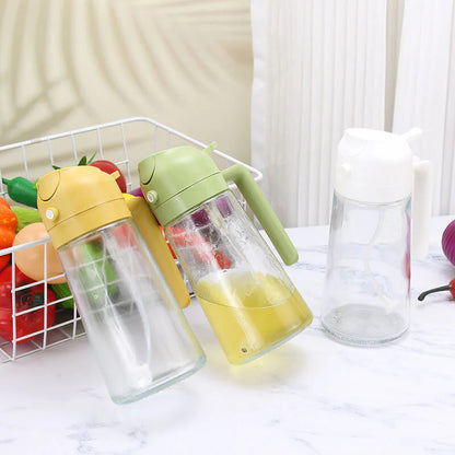 🔥 Super popularni proizvodi 🔥🍳🫒 Dvostruka funkcija – raspršivač i izljev ulja u jednoj boci ✨👌