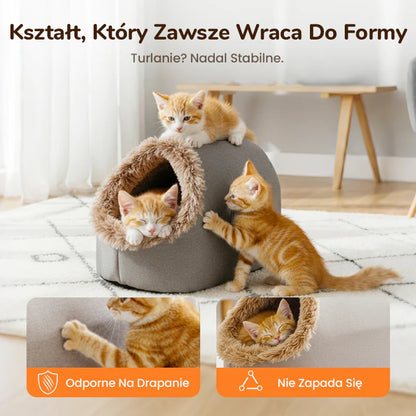 ☀️❄️ Krevet za kućne ljubimce za sva godišnja doba｜Mačke i psi udobno spavaju, što vlasnicima znatno olakšava život✅