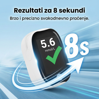 📢📢POPUSTA!!🔥Kupi jedan dobi jedan gratis🔥Clinclii™ GlucoSense precizni laserski monitor za mjerenje glukoze i kisika u krvi