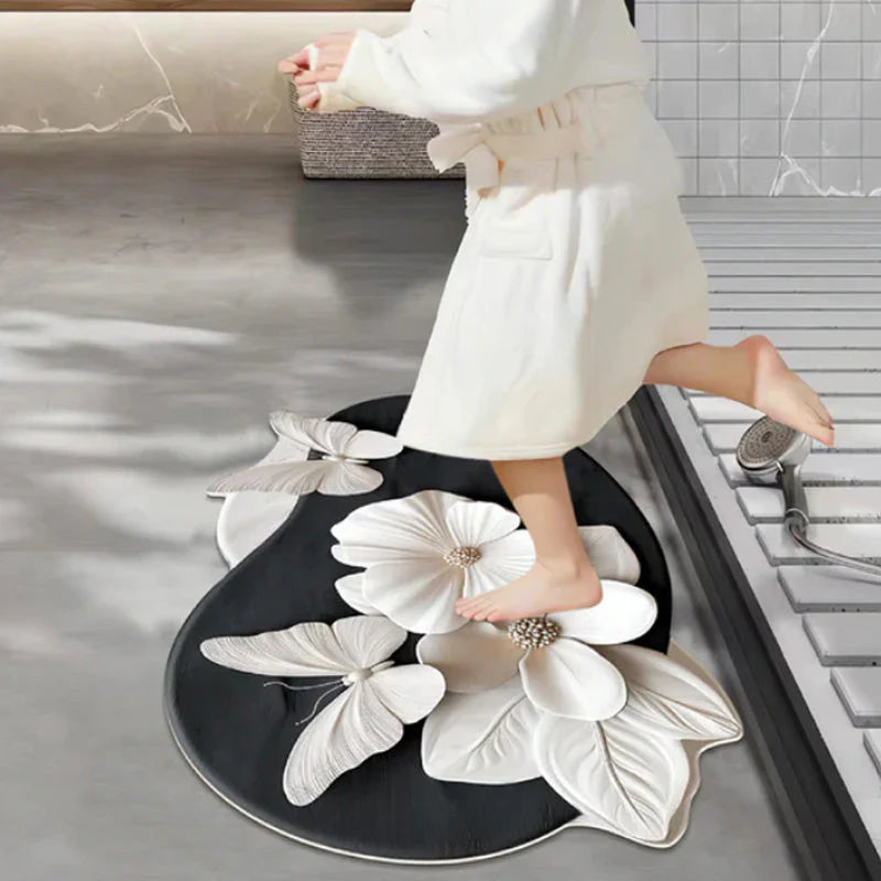 💧Trenutačno upija vlagu jednim korakom✨! 🔥3D protuklizna upijajuća podloga, trenutačno suši vaša stopala!🔥