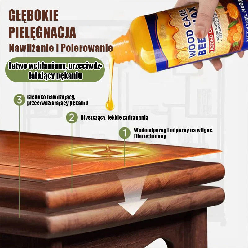 🔥Kupi jedan dobi jedan gratis🔥🪵🏠✨ Prirodni pčelinji vosak za njegu i održavanje raznih drvenih površina💥prisutan Namjenski ručnik🔥