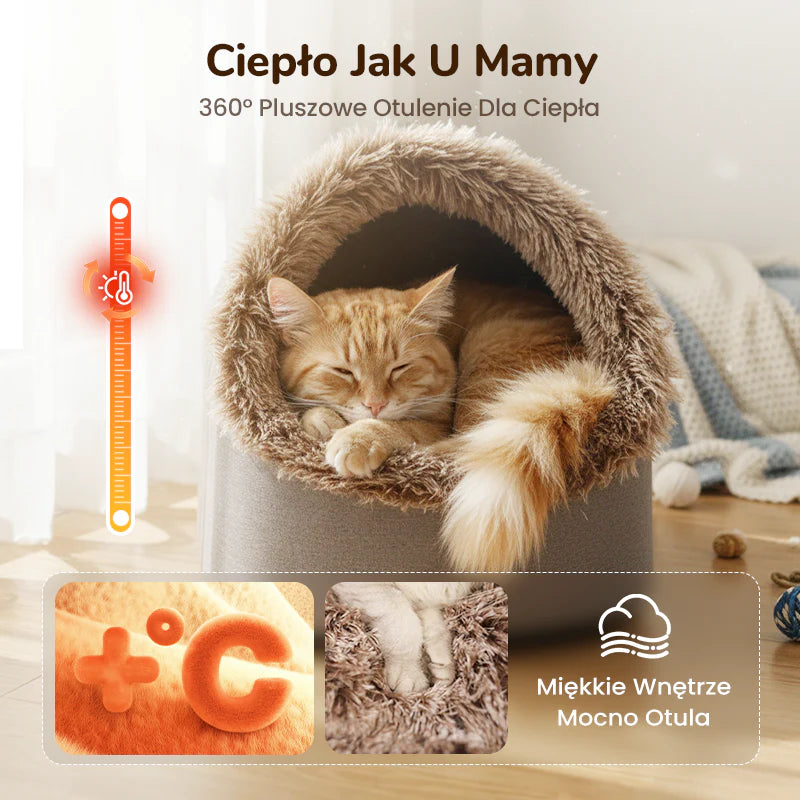 ☀️❄️ Krevet za kućne ljubimce za sva godišnja doba｜Mačke i psi udobno spavaju, što vlasnicima znatno olakšava život✅