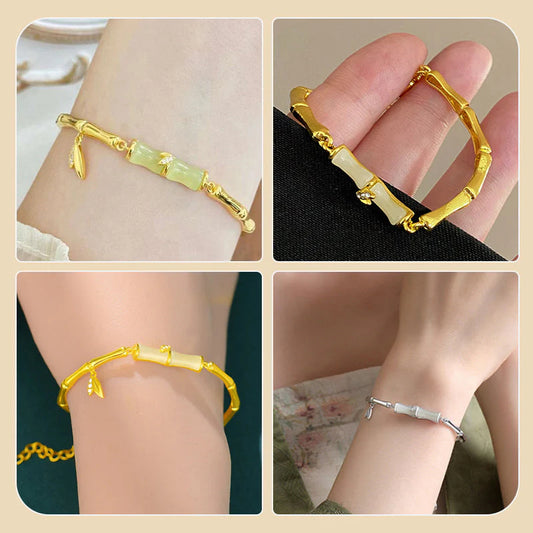 🔥 Super popularni proizvodi 🔥💛Narukvica od zlata i žada, 💫svatko tko je nosi izgledat će prekrasno!