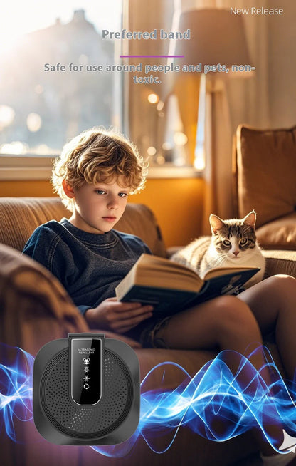 ✨Reci zbogom problemima sa štetočinama uz naš pametni ultrazvučni odvraćač glodara 360° – miševima više nema mjesta za skrivanje! 🚫🐭