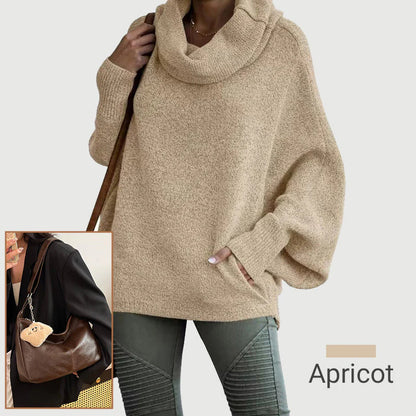 🔥 Super popularni proizvodi 🔥🧶✨ “Ženski pulover s visokim ovratnikom i džepovima”