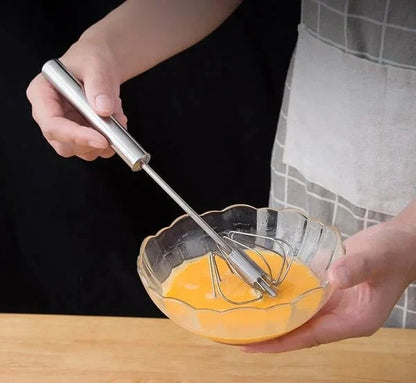 🥚Poluautomatska mutilica za jaja od nehrđajućeg čelika, 🔥Kupite 2, dobijte 2 gratis🔥 Super jednostavna za pečenje i miksanje✨