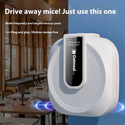 ✨Reci zbogom problemima sa štetočinama uz naš pametni ultrazvučni odvraćač glodara 360° – miševima više nema mjesta za skrivanje! 🚫🐭