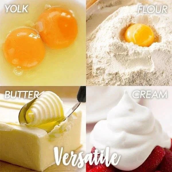 🥚Poluautomatska mutilica za jaja od nehrđajućeg čelika, 🔥Kupite 2, dobijte 2 gratis🔥 Super jednostavna za pečenje i miksanje✨