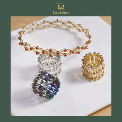 🔥 Super popularni proizvodi 🔥Narukvica s magičnim prstenom podesiva u dva smjera