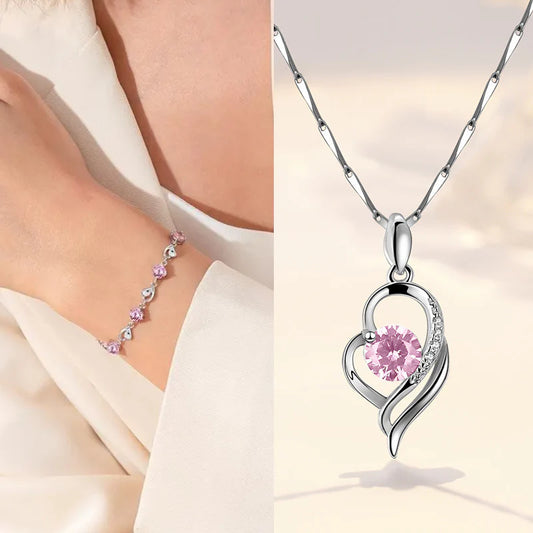 🔥 Super popularni proizvodi 🔥Oceana Heart poklon set – ogrlica + narukvica za ljubav!