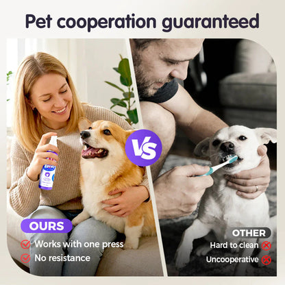 🔥Kupi jedan dobi jedan gratis🔥🐶🐱🦷 Sprej za Oralnu Njegu Ljubimaca – Svjež Dah Svaki Dan💥