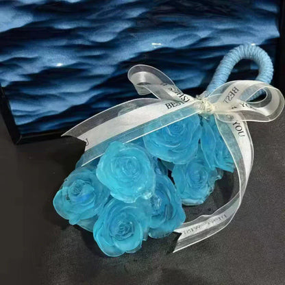 🌹Ručno izrađen kristalni buket ruža za kupaonicu, 🛁nepogrešiv dodatak za kupaonicu💖