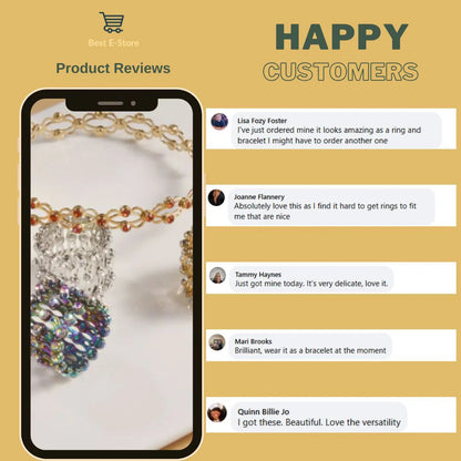 🔥 Super popularni proizvodi 🔥Narukvica s magičnim prstenom podesiva u dva smjera