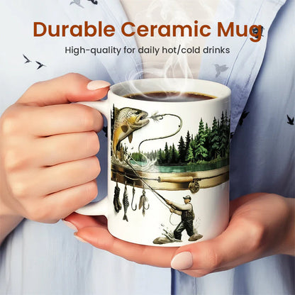 🔥 Super popularni proizvodi 🔥🎣☕ “Keramička šalica s ribolovnim motivom”