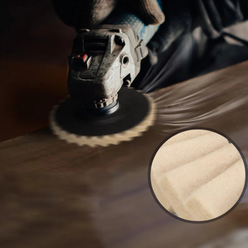 🔥Kupi jedan dobi jedan gratis🔥🛠️🧽✨ “Vuna polirni kotačić za preciznu obradu”