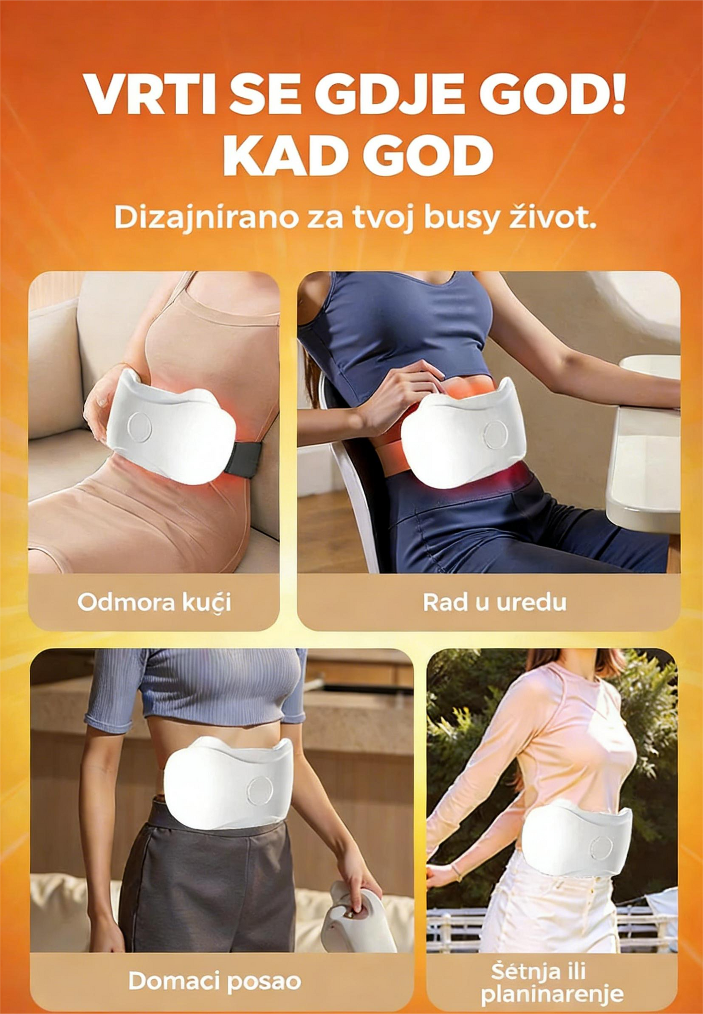 🔥 Super popularni proizvodi 🔥💃 Vibracijski masažni fitness pojas za aktivaciju mišića i ugodnu kućnu vježbu🚀