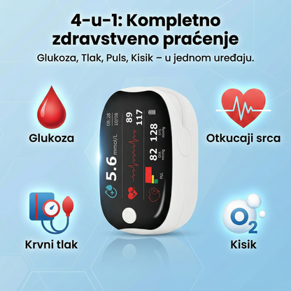 📢📢POPUSTA!!🔥Kupi jedan dobi jedan gratis🔥Clinclii™ GlucoSense precizni laserski monitor za mjerenje glukoze i kisika u krvi
