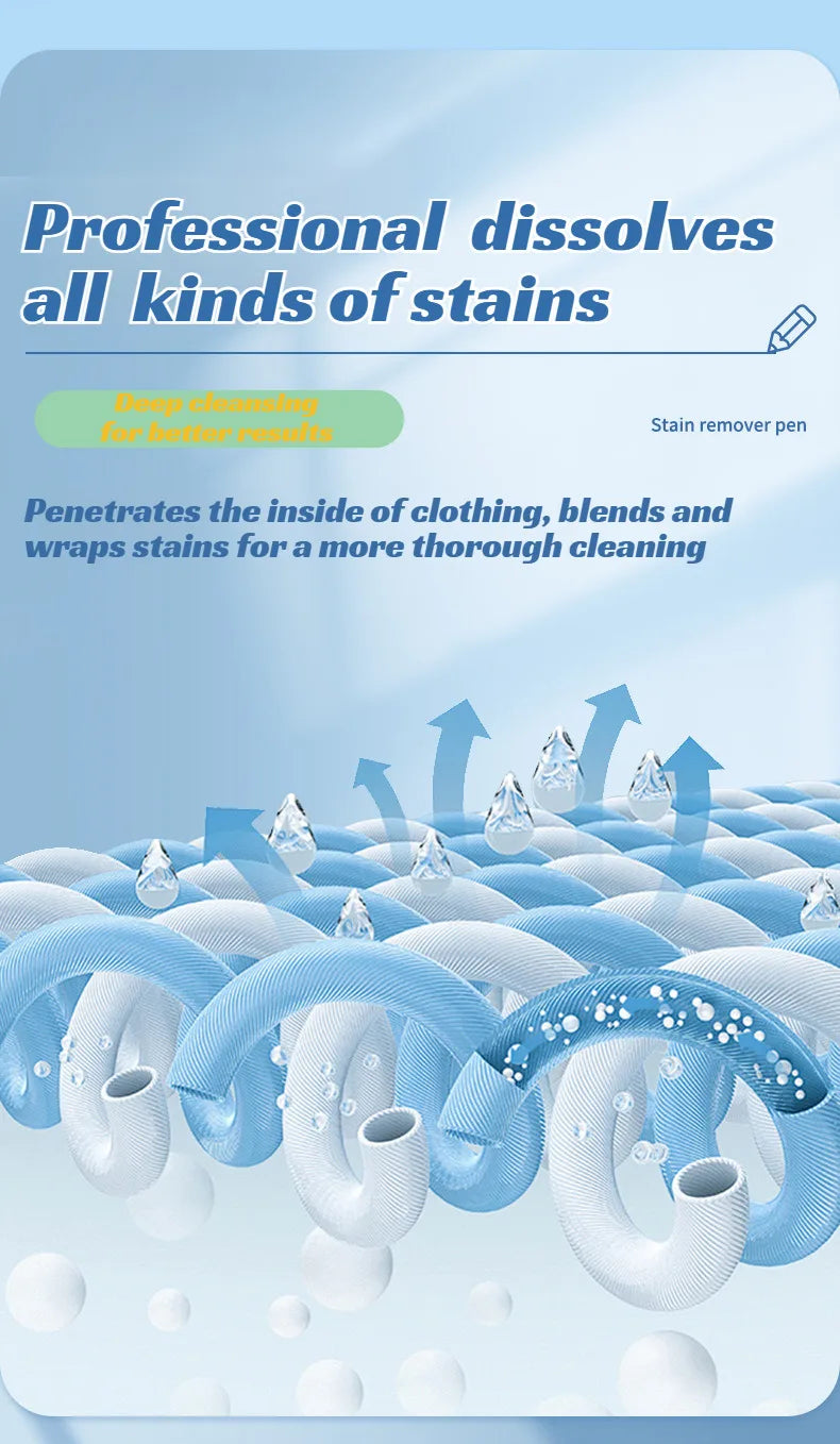 🧥Prijenosna olovka za uklanjanje mrlja｜👔Nježno uklanjanje mrlja bez oštećenja odjeće!