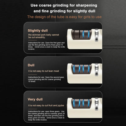 🔥 Super popularni proizvodi 🔥🍳🔧 Praktični oštrač noževa za kuhinju – svakodnevna pomoć pri kuhanju 💥