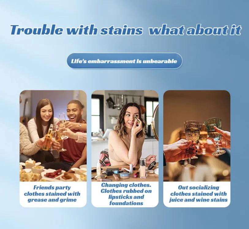 🧥Prijenosna olovka za uklanjanje mrlja｜👔Nježno uklanjanje mrlja bez oštećenja odjeće!