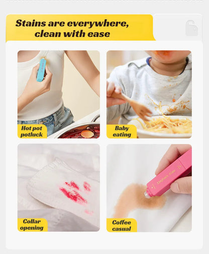 🧥Prijenosna olovka za uklanjanje mrlja｜👔Nježno uklanjanje mrlja bez oštećenja odjeće!