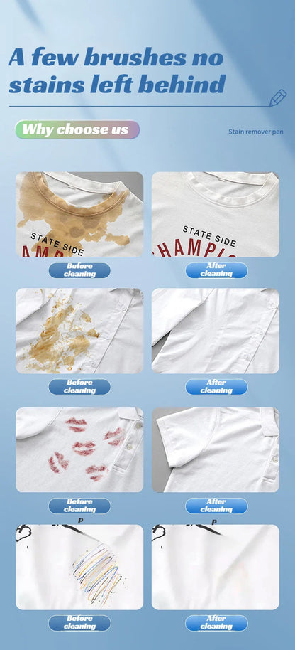 🧥Prijenosna olovka za uklanjanje mrlja｜👔Nježno uklanjanje mrlja bez oštećenja odjeće!