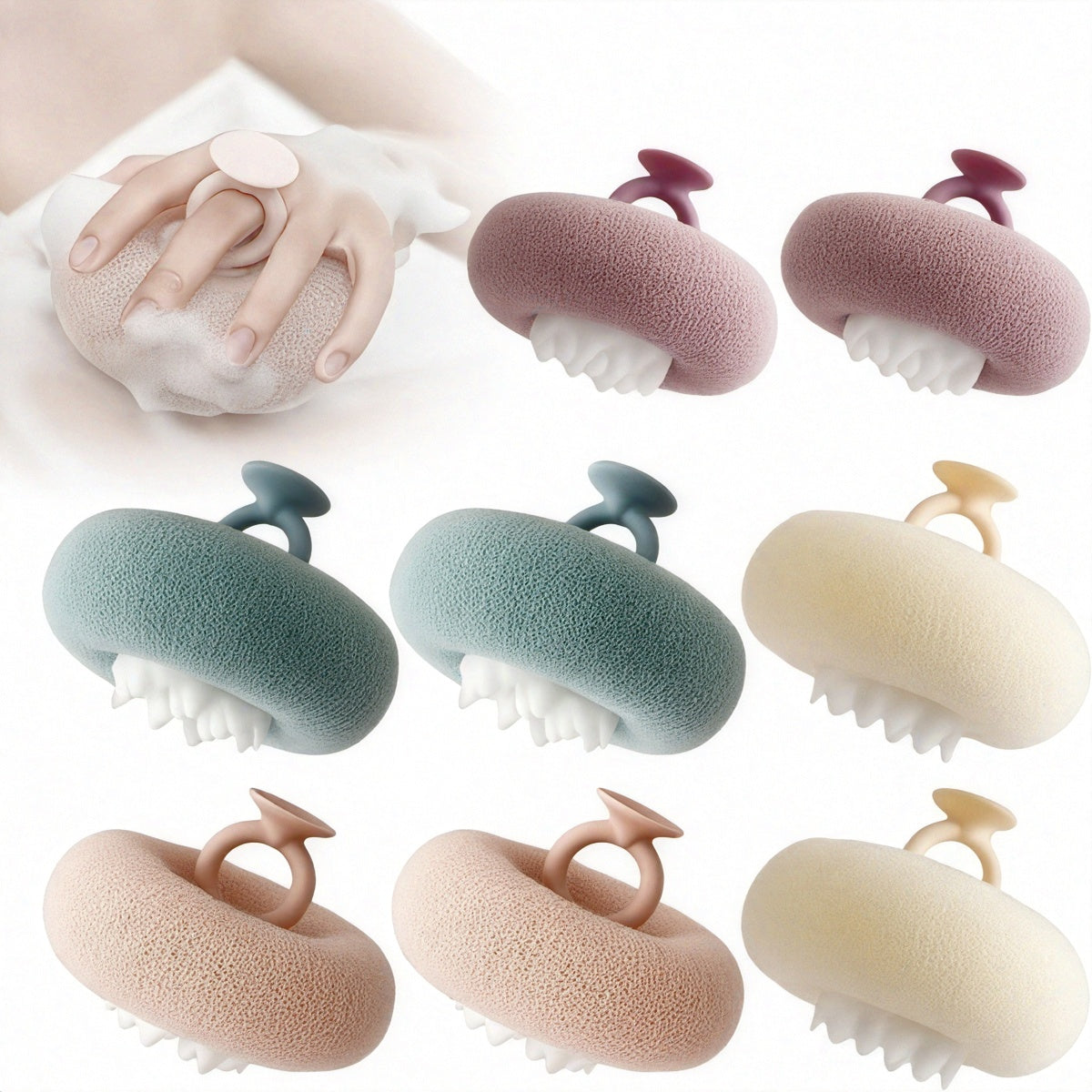 🌻Kugla za tuširanje s usisnom čašicom u obliku suncokreta🛁｜Pilirajuća spužva - nježna za kožu💖