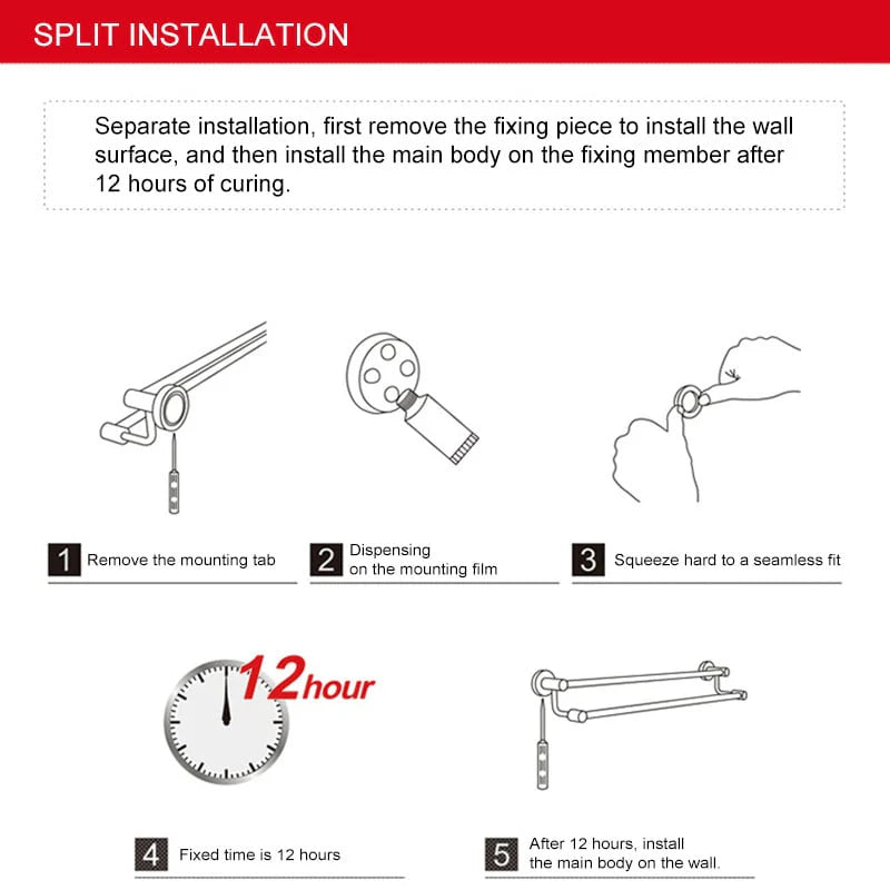 🔥Kupi jedan dobi jedan gratis🔥🛠️💧 Snažno ljepilo bez bušenja za kupaonske dodatke i kućnu montažu💥