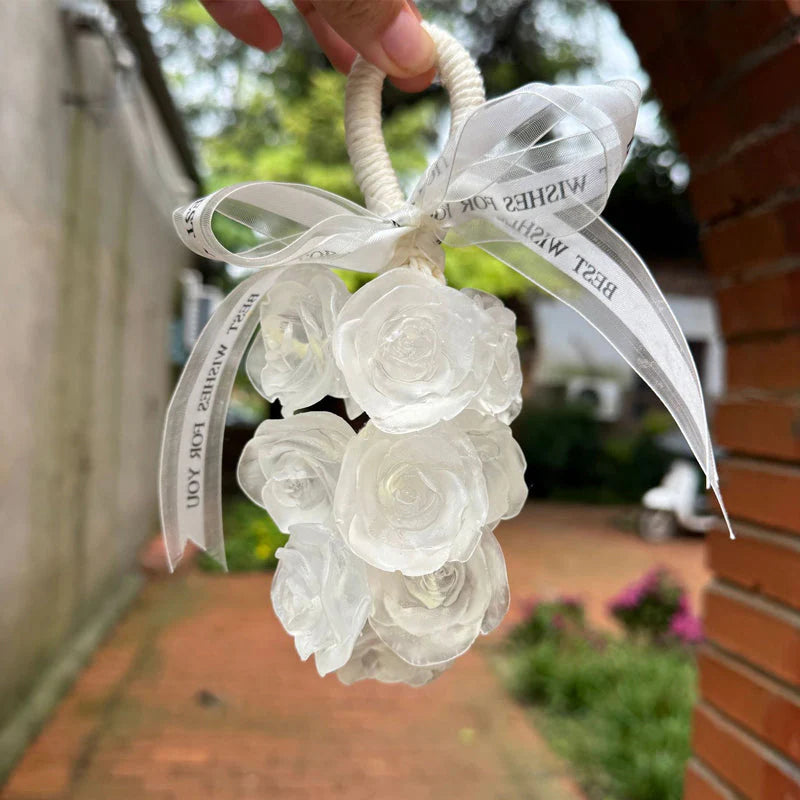 🌹Ručno izrađen kristalni buket ruža za kupaonicu, 🛁nepogrešiv dodatak za kupaonicu💖