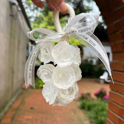 🌹Ručno izrađen kristalni buket ruža za kupaonicu, 🛁nepogrešiv dodatak za kupaonicu💖