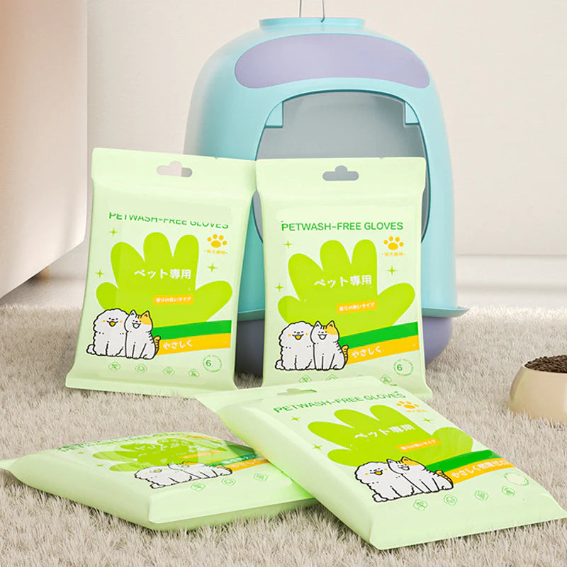 🔥🔥Jednokratne vlažne maramice za čišćenje kućnih ljubimaca | Bez ispiranja, dezodoriraju i nježne, s pet prstiju