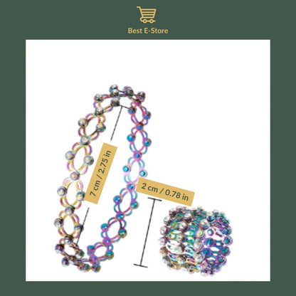 🔥 Super popularni proizvodi 🔥Narukvica s magičnim prstenom podesiva u dva smjera