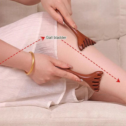 🔥Kupi jedan dobi jedan gratis🔥✨ Prirodna Drvena Mašta za Masiranje –💥 Multifunkcionalna za Cijelo Tijelo! 🪵