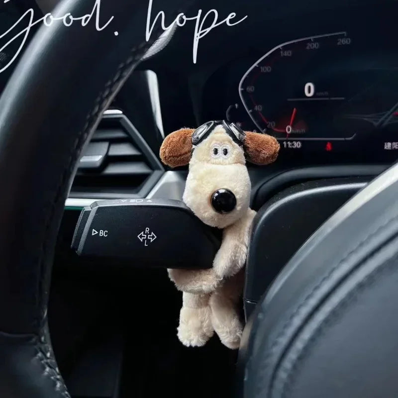 🐶Slatka i utješna mala plišana igračka za vaš auto! Ukras za ručicu mjenjača koji će dodati dašak zabave vašem voljenom vozilu.🌟