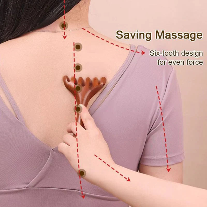 🔥Kupi jedan dobi jedan gratis🔥✨ Prirodna Drvena Mašta za Masiranje –💥 Multifunkcionalna za Cijelo Tijelo! 🪵