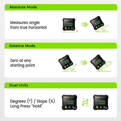 🔥 Super popularni proizvodi 🔥📐🔴 “Digitalni magnetni kutomjer s laserom”⚡