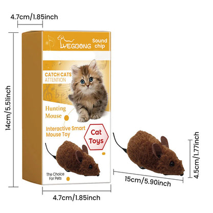 🐶🐱 Interaktivno čudo! Realistična igračka miša, izdržljiva i otporna na ogrebotine, maksimizira lovačke instinkte 😻