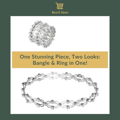 🔥 Super popularni proizvodi 🔥Narukvica s magičnim prstenom podesiva u dva smjera