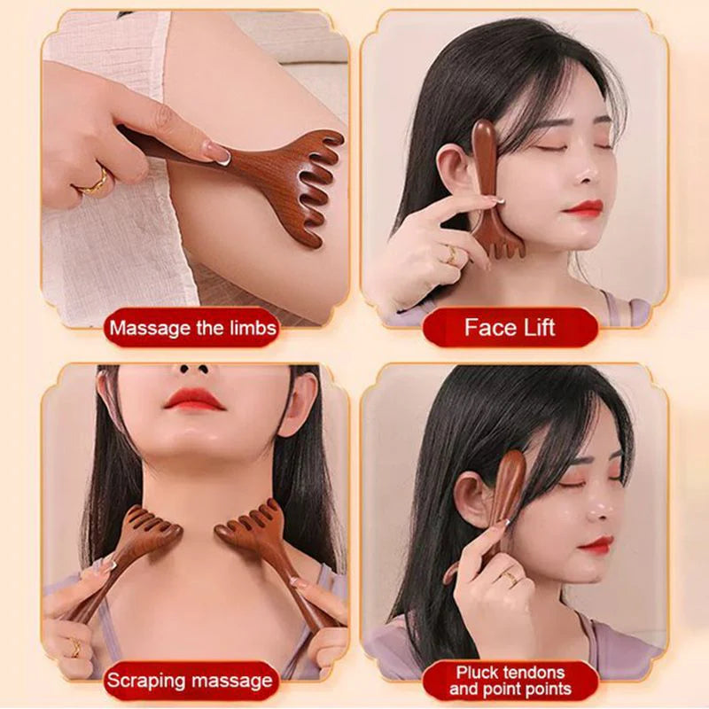 🔥Kupi jedan dobi jedan gratis🔥✨ Prirodna Drvena Mašta za Masiranje –💥 Multifunkcionalna za Cijelo Tijelo! 🪵