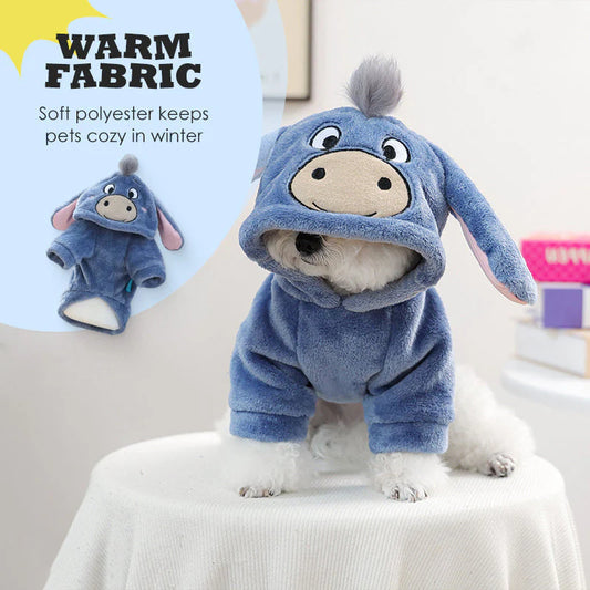 Preslatka majica s kapuljačom i životinjskim motivom